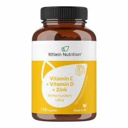 Witamina C + Witamina D + Cynk System Odpornościowy Ultra Kapsułki, 120 szt