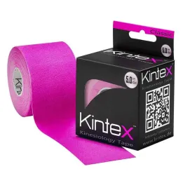Taśma kinezjologiczna Kintex klasyczna 5 cm x 5 m różowa, 1 szt