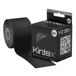 Taśma kinezjologiczna Kintex klasyczna 5 cm x 5 m czarna, 1 szt