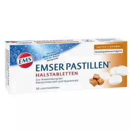 EMSER Pastylki na gardło, solony karmel, 30 szt