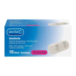 Alvita bandaż idealny 10 cmx5 m, 10 szt