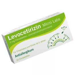 LEVOCETIRIZIN Micro Labs 5 mg tabletki powlekane, 50 szt