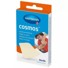 COSMOS Plaster ścierny 45x65 mm jałowy, 4 szt