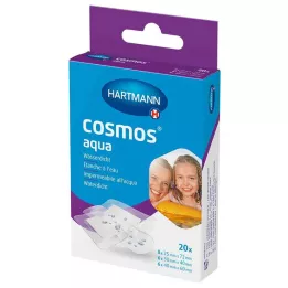 COSMOS paski Aqua Plaster 3 rozmiary, 20 sztuk