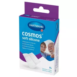 COSMOS paski silikonowe miękkie 2 rozmiary, 8 sztuk
