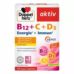 DOPPELHERZ B12+C+D3 Depot active tabletki 30 szt