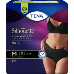 TENA SILHOUETTE plus m noir, 9 szt