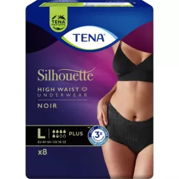 TENA SILHOUETTE plus l noir, 8 szt