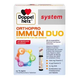 Doppelherz Orthopro Immun Duo system ampułki do picia, 7 szt