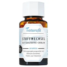 Naturafit Metabolizm Substancje Gorzkie + Kapsułki Choliny, 60 szt