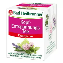 BAD HEILBRUNNER Torebki filtrujące do herbaty relaksacyjnej na głowę, 8 szt