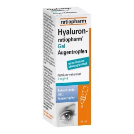 HYALURON-RATIOPHARM Krople do oczu żelowe, 10 ml