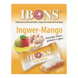 IBONS Cukierki do żucia o smaku imbiru i mango, 60 g