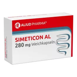 SIMETICON AL 280 mg kapsułki miękkie, 32 szt