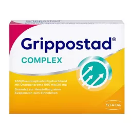 GRIPPOSTAD Kompleks ASS/Pseudoefedryna 500/30 mg Pomarańczowy, 20 szt
