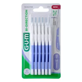 GUM Bi-Direction Interdentalb.0,6 mm jasnoniebieski, 6 szt