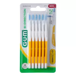 GUM Bi-Direction Interdentalb.1,4 mm żółty, 6 szt