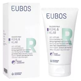 EUBOS KÜHL &amp; KLAR Mleczko oczyszczające przeciw zaczerwienieniom, 150 ml