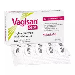 VAGISAN czopki dopochwowe sept z powidonem jodem, 10 szt