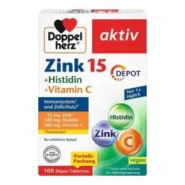 DOPPELHERZ Tabletki Cynk+Histydyna Depot aktywne, 100 szt