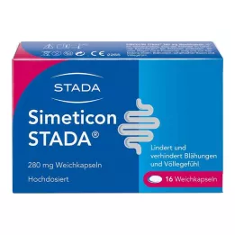 SIMETICON STADA 280 mg kapsułki miękkie, 16 szt
