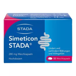 SIMETICON STADA 280 mg kapsułki miękkie, 32 szt