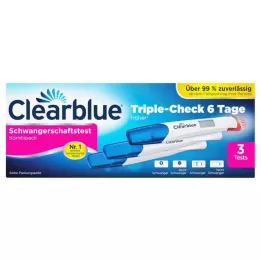 CLEARBLUE Test ciążowy TripleCheck ultra-early 3 szt