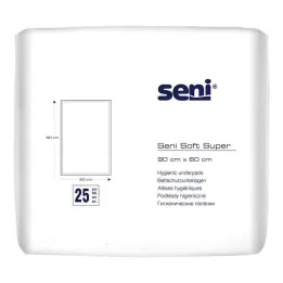 Ochraniacz na łóżko Seni® Soft Super 90x60 cm, 25 sztuk