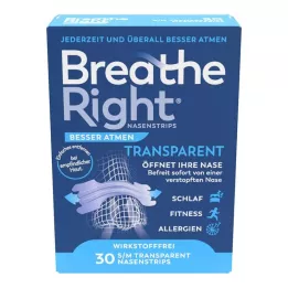 BESSER Zatyczka do nosa Atmen Breathe Right normalna przezroczysta, 30 szt