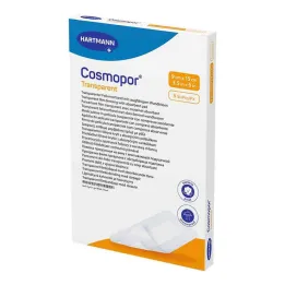 Opatrunek foliowy przezroczysty Cosmopor 9x15 cm sterylny, 5 sztuk