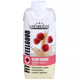 LAYENBERGER Fit+Feelgood Slim Shake Malina-Wanilia, 330 ml