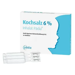 Sól kuchenna 6% inhalacja Pädia ampułki, 20 szt