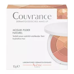 AVENE Couvrance Mosaic Powder naturalny z gąbką, 10 g