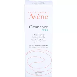 AVENE Cleanance MASK Maska peelingująca z naturalnej celulozy, 50 ml