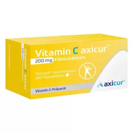VITAMIN C AXICUR 200 mg tabletki powlekane, 100 szt