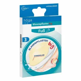 höga blister gipsowy do stóp duży 9,6 x 6,6 cm, 3 szt