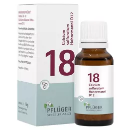 BIOCHEMIE Pflüger 18 Siarczan wapnia D 12 Glob., 15 g