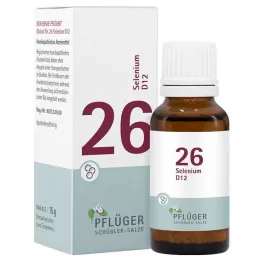 BIOCHEMIE Pflüger 26 Selen D 12 Globuli, 15 g