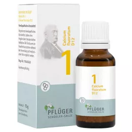 BIOCHEMIE Pflüger 1 Wapń fluoratum D 12 Globulki, 15 g