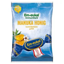 EM-EUKAL Cukierki z nadzieniem z miodu manuka, 75 g
