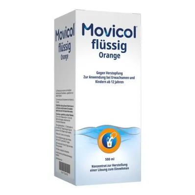 Movicol płyn pomarańczowy, 500 ml