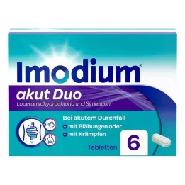 IMODIUM akut Duo 2 mg/125 mg tabletki, 6 szt
