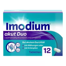 IMODIUM akut Duo 2 mg/125 mg tabletki, 12 szt