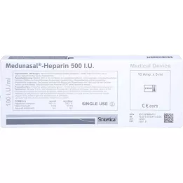 MEDUNASAL-Heparyna 500 IU ampułki 10X5 ml