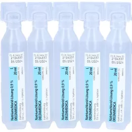 NATRIUMCHLORID-Roztwór 0,9% Deltamedica Luer Pl., 20X20 ml