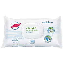 MIKROZID chusteczki wrażliwe premium Des.MP+Flä.Softp., 50 szt