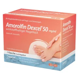 Aktywny lakier do paznokci Amorolfin Dexcel® 50 mg/ml, 3 ml