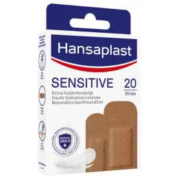 Plastry gipsowe Hansaplast SENSITIVE odcień skóry średni, 20 szt