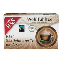 H&S Czarna herbata organiczna z Assam Filter Bags, 20X1,80 g