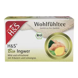 H&amp;S Organiczne torebki filtracyjne do imbiru, 20 x 2 g
